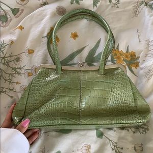 Vintage Nine West Crocodile Print Purse